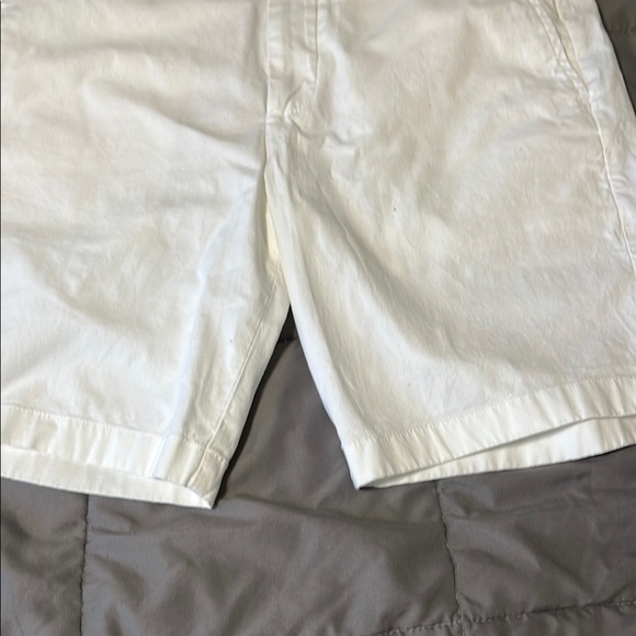 Abercrombie & Fitch White Flat Front Shorts - Picture 4 of 7